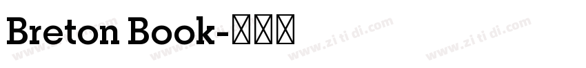 Breton Book字体转换